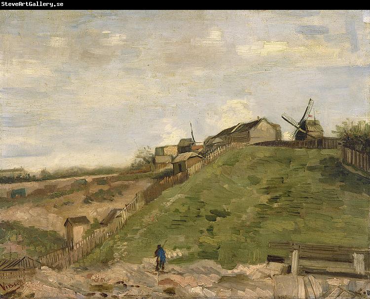 Vincent Van Gogh The hill of Montmartre with stone quarry